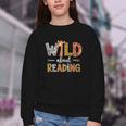 Wild About Reading Books Reader Teachers Kids Librarian Youth Crewneck Sweatshirt Wild About Reading Books Reader Teachers Kids Librarian Youth Crewneck Sweatshirt