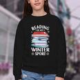 Winter Reading Book Bookworm Winter Youth Crewneck Sweatshirt Winter Reading Book Bookworm Winter Youth Crewneck Sweatshirt