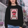 Yes Sir The Good-Girl The Good-Girl Tarot Card Smut Book Youth Crewneck Sweatshirt