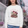 40th Birthday Chapter 40 Birthday Shirt Women Book Lover Youth Crewneck Sweatshirt