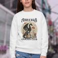 Abraxos Flower Garden Club Book Lover Fantasy Dragon Bookish Youth Crewneck Sweatshirt