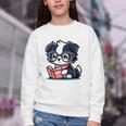 Adorable Book Lover Border Collie With Reading Glasses Cute Raglan Baseball Tee Youth Crewneck Sweatshirt Adorable Book Lover Border Collie With Reading Glasses Cute Raglan Baseball Tee Youth Crewneck Sweatshirt