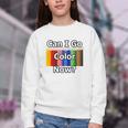 Adult Coloring Book Can I Go Color Now Women Men Adults Premium Tri-Blend Youth Crewneck Sweatshirt