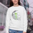 Astronaut Reading Book To Alien Moon Space Women Kids Men Premium Tri-Blend Youth Crewneck Sweatshirt Astronaut Reading Book To Alien Moon Space Women Kids Men Premium Tri-Blend Youth Crewneck Sweatshirt