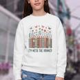 Im With The Banned Book Readers Librarian Read Banned Books Youth Crewneck Sweatshirt