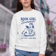 Book Girl Summer Youth Crewneck Sweatshirt