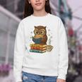 Book Lover Owl Reading Bookish Library Read Books Be Kind Youth Crewneck Sweatshirt Book Lover Owl Reading Bookish Library Read Books Be Kind Youth Crewneck Sweatshirt