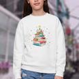 All Booked For Christmas Book Christmas Book Lover Librarian Youth Crewneck Sweatshirt All Booked For Christmas Book Christmas Book Lover Librarian Youth Crewneck Sweatshirt