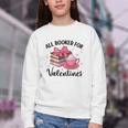 All Booked For Valentine Teacher Valentines Day Book Lover Youth Crewneck Sweatshirt All Booked For Valentine Teacher Valentines Day Book Lover Youth Crewneck Sweatshirt