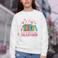 All Booked For Valentines Book Lover Valentine's Day Youth Crewneck Sweatshirt