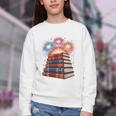 Books Fireworks 4th Of July Bookworm Patriotic Reader Youth Crewneck Sweatshirt Books Fireworks 4th Of July Bookworm Patriotic Reader Youth Crewneck Sweatshirt