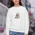 Books The Original Handheld Device Book Librarian Premium Youth Crewneck Sweatshirt
