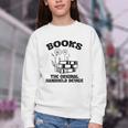 Books The Original Handheld Device Book Lover Premium Youth Crewneck Sweatshirt Books The Original Handheld Device Book Lover Premium Youth Crewneck Sweatshirt