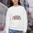 Books The Original Handheld Device Book Lovers Youth Crewneck Sweatshirt
