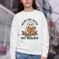 Bury Me With My Books Ghost Tee Youth Crewneck Sweatshirt Bury Me With My Books Ghost Tee Youth Crewneck Sweatshirt