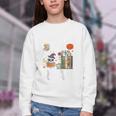 Carve Out Time To Read Halloween Ghost Books Raglan Baseball Tee Youth Crewneck Sweatshirt