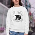 Cat Book For Women Life Is Better With Cats And Books Youth Crewneck Sweatshirt Cat Book For Women Life Is Better With Cats And Books Youth Crewneck Sweatshirt