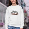 Cat Life Books And Cats Cat Lover Cat Mom Book Lovers Youth Crewneck Sweatshirt Cat Life Books And Cats Cat Lover Cat Mom Book Lovers Youth Crewneck Sweatshirt