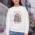 Cats Books Lover Men Women Youth Crewneck Sweatshirt Cats Books Lover Men Women Youth Crewneck Sweatshirt