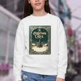 A Christmas Carol Book Cover By Charles Dickens Youth Crewneck Sweatshirt A Christmas Carol Book Cover By Charles Dickens Youth Crewneck Sweatshirt