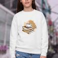 Coffee And Books Adult Books Lover Reading Youth Crewneck Sweatshirt Coffee And Books Adult Books Lover Reading Youth Crewneck Sweatshirt