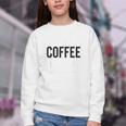 I Like Coffee My Books And Maybe Like 3 People Book Lover Youth Crewneck Sweatshirt