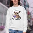 Cool Owl If You Need Me Owl Be Reading Book Students Youth Crewneck Sweatshirt