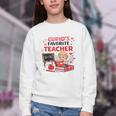 Cupid's Favorite Math Teacher Valentine Reading Book Women Youth Crewneck Sweatshirt Cupid's Favorite Math Teacher Valentine Reading Book Women Youth Crewneck Sweatshirt