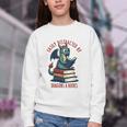 Dark Romance Romantasy Easily Distracted By Dragons & Books Youth Crewneck Sweatshirt