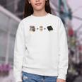 Everything a Girl Needs Books Coffee Jesus Youth Crewneck Sweatshirt Everything a Girl Needs Books Coffee Jesus Youth Crewneck Sweatshirt