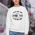 The Only Ghost I Know Is The Holy Ghost Ghost Read Book Youth Crewneck Sweatshirt
