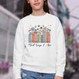 God Says I Am Floral Book Cute Christian Girl Teen Religious Youth Crewneck Sweatshirt God Says I Am Floral Book Cute Christian Girl Teen Religious Youth Crewneck Sweatshirt