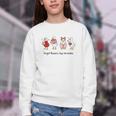 Goose Forget Flowers Buy Me Books Youth Crewneck Sweatshirt