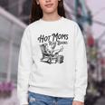 Hot Moms Read Books For Moms Book Lover Youth Crewneck Sweatshirt Hot Moms Read Books For Moms Book Lover Youth Crewneck Sweatshirt