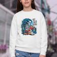 Hot Tea & Spicy Books Skeleton Reader Youth Crewneck Sweatshirt Hot Tea & Spicy Books Skeleton Reader Youth Crewneck Sweatshirt