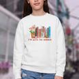 I'm With The Banned Books – Book Lover Librarian Reading Youth Crewneck Sweatshirt I'm With The Banned Books – Book Lover Librarian Reading Youth Crewneck Sweatshirt