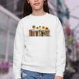 I'm With The Banned Read Banned Books Bookworm Youth Crewneck Sweatshirt