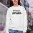 Imagine Being Afraid Of Drag Queens And Books Premium Youth Crewneck Sweatshirt Imagine Being Afraid Of Drag Queens And Books Premium Youth Crewneck Sweatshirt