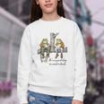 It's A Good Day To Read A Book Frog Toad Youth Crewneck Sweatshirt