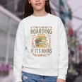 It's Not Hoarding If It's Books Book Lover Graphic Youth Crewneck Sweatshirt It's Not Hoarding If It's Books Book Lover Graphic Youth Crewneck Sweatshirt