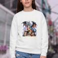 It's Not Hoarding If It's Books Reading Bookworm Reader Youth Crewneck Sweatshirt