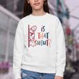 Jesus God Smut Reader Smut Reading Book Is That Smut Youth Crewneck Sweatshirt