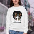 Librarian Teacher Messy Bun Life Book Library Back To School Youth Crewneck Sweatshirt Librarian Teacher Messy Bun Life Book Library Back To School Youth Crewneck Sweatshirt