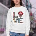 Love Books Reading Youth Crewneck Sweatshirt