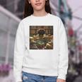 Melanin Afro Women Educated Reading Book History Girls Youth Crewneck Sweatshirt Melanin Afro Women Educated Reading Book History Girls Youth Crewneck Sweatshirt