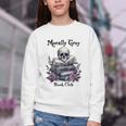 Morally Grey Book Club Gothic Vintage Style Youth Crewneck Sweatshirt Morally Grey Book Club Gothic Vintage Style Youth Crewneck Sweatshirt