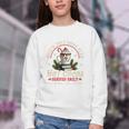 North Pole Book Club Hot Cocoa Librarians Bookish Christmas Youth Crewneck Sweatshirt