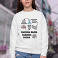 Nothing Beats Reading Rock Paper Scissors Reader Book Lover Youth Crewneck Sweatshirt