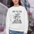 Off To The Bookstore Reading Bookworm Youth Crewneck Sweatshirt Off To The Bookstore Reading Bookworm Youth Crewneck Sweatshirt