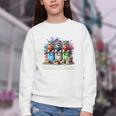 Racoons Trash Reader Book Lover Romantic Novels Premium Youth Crewneck Sweatshirt